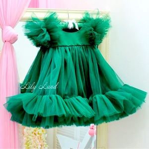 Toddler green dress